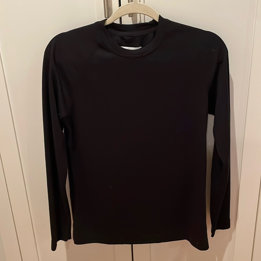Reigning Champ Black Long Sleeve Athletic Shirt Mens Sz M